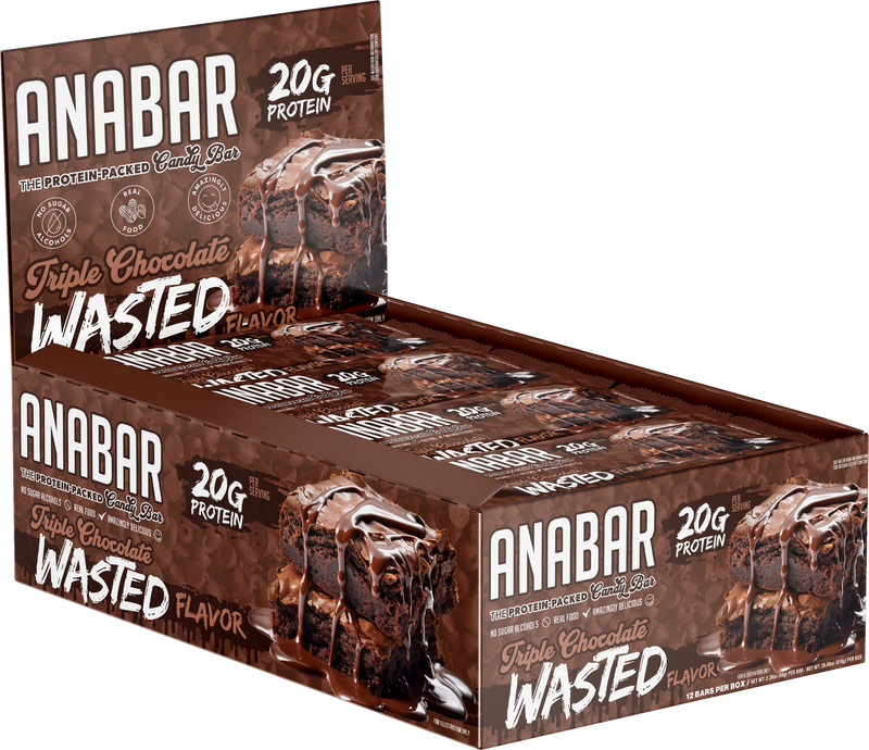 Anabar 20g Protein Bar, Campfire S'mores Flavor, 1 Pack 12 Pcs